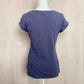 Y2K RXB Rhinestone Fleur De Lis Short Sleeve Top, Size Medium