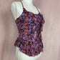Secondhand Free People Floral Smocked Ruffle Tank Top, Size XS