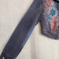 Secondhand AngFu Embellished Crop Jean Jacket, Size Small