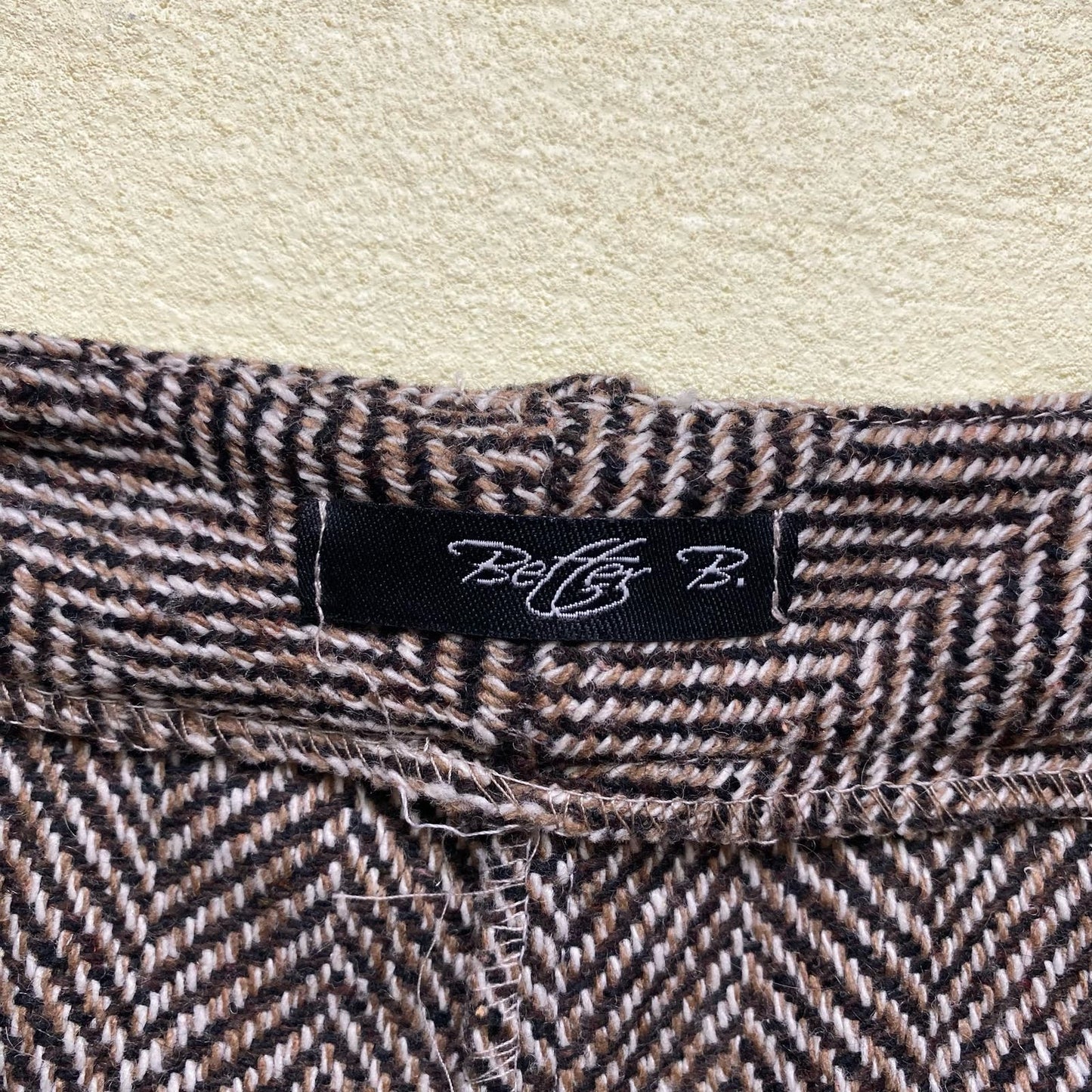 Y2K Better B. Wool Blend Mid Rise Cuffed Shorts, Size Medium