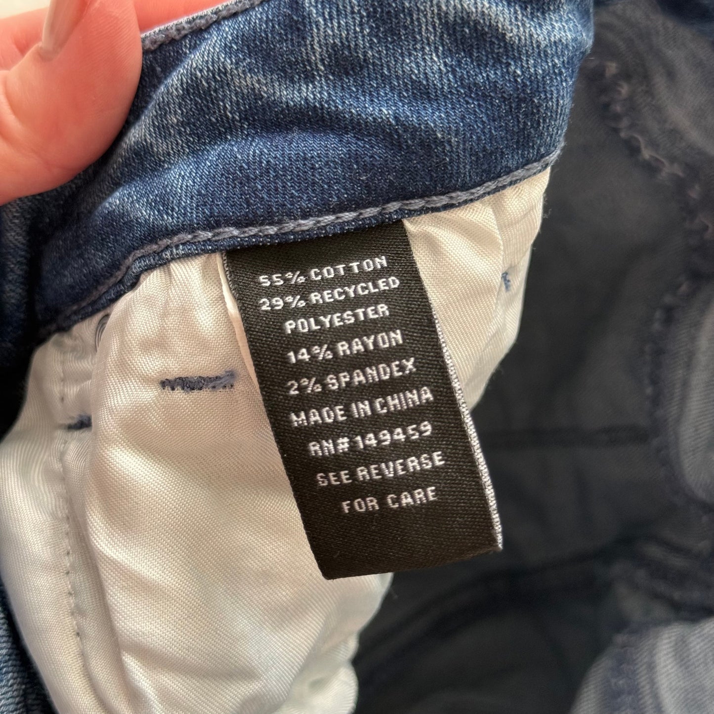 Secondhand Ashley Mason Premium Embroidered Flare Jeans, Size 3/26