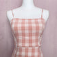 Secondhand Nordstrom BP Pink Plaid Mini Dress, Size XS