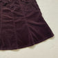 Y2K Rewind Brown Corduroy Flare Skirt, Size 9