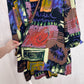 Vintage Sharon Anthony Abstract Long Cardigan, Size 16W