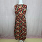 Vintage Christmas Angel Button Front Dress, Size Large