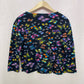 Y2K Sacred Threads Butterfly Sequins Top, Size S/M
