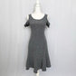 Secondhand Derek Lam Midi Knit Cold Shoulder Dress, Size 6
