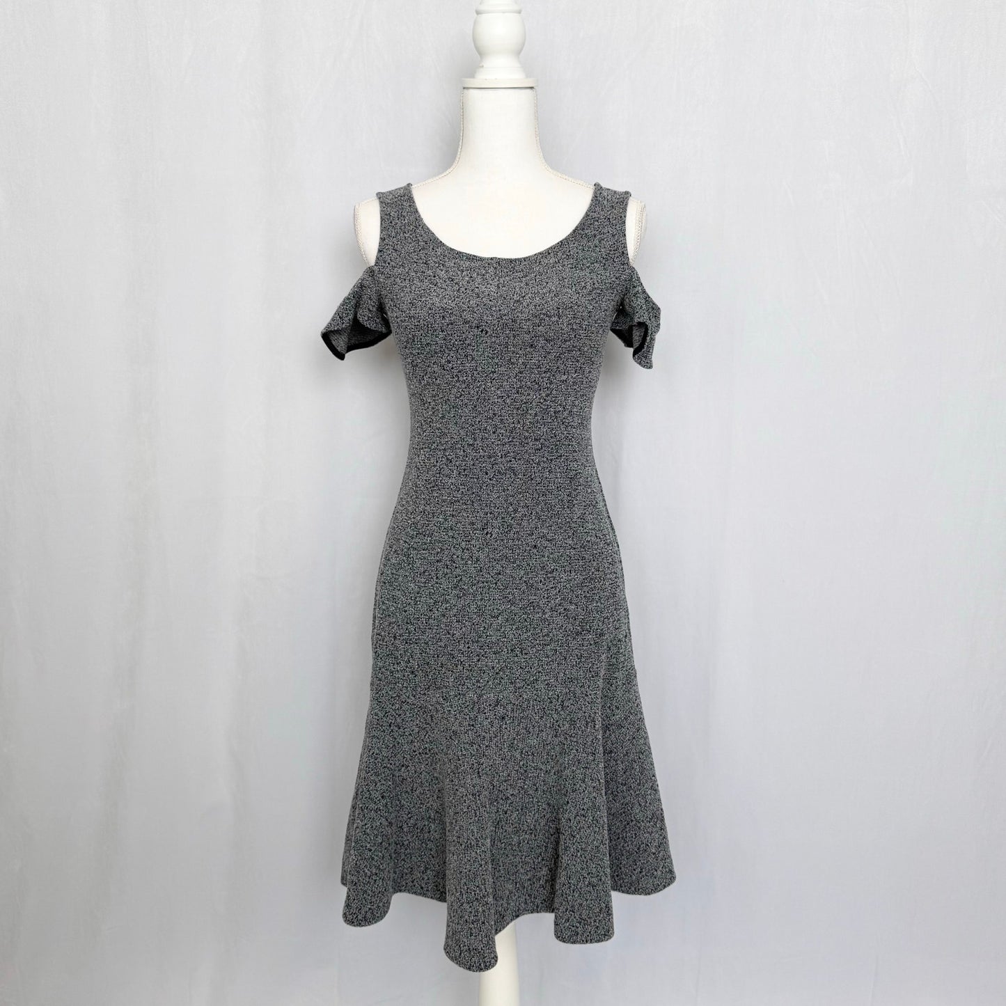 Secondhand Derek Lam Midi Knit Cold Shoulder Dress, Size 6