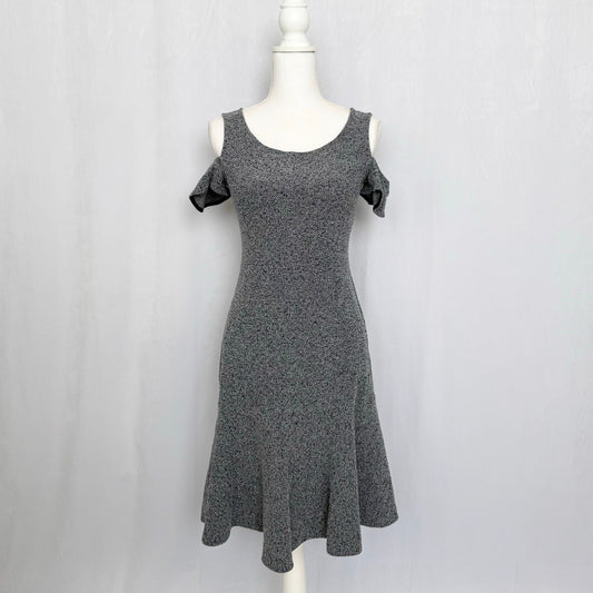 Secondhand Derek Lam Midi Knit Cold Shoulder Dress, Size 6