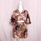 Upcycled Vintage Hawaiian Two Piece Skirt Set, Size L/XL