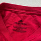 Secondhand Adidas Logo Graphic Red Crop Tee, Size Small