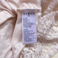 Reworked Ecoté Cream Lace Fit & Flare Tank Top, Size Small