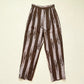 Vintage Brown Striped Lightweight Trousers, Size Small