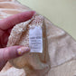Y2K Cream Sequins Deep V-Neck Short Sleeve Knit Top, Size XL