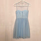 Secondhand Rodarte For Target Blue Lace Mini Dress, Size 1