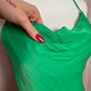 Secondhand Zara Green Satin Effect Mini Slip Dress, Size XS