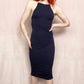 Secondhand By The Way x Revolve Navy Bodycon Dress, Size XS