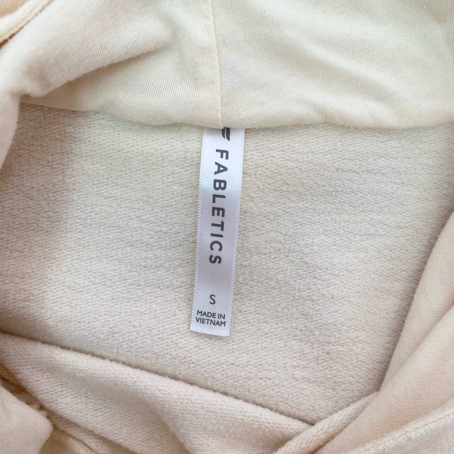 Reworked Fabletics Crop Hoodie, Size Small