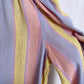 Vintage 70s Helen Fabrikant Stripe Button Up Blouse, Size M/L