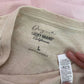 Upcycled Lucky Brand Live Free Die Free Distressed Tee, Size Large