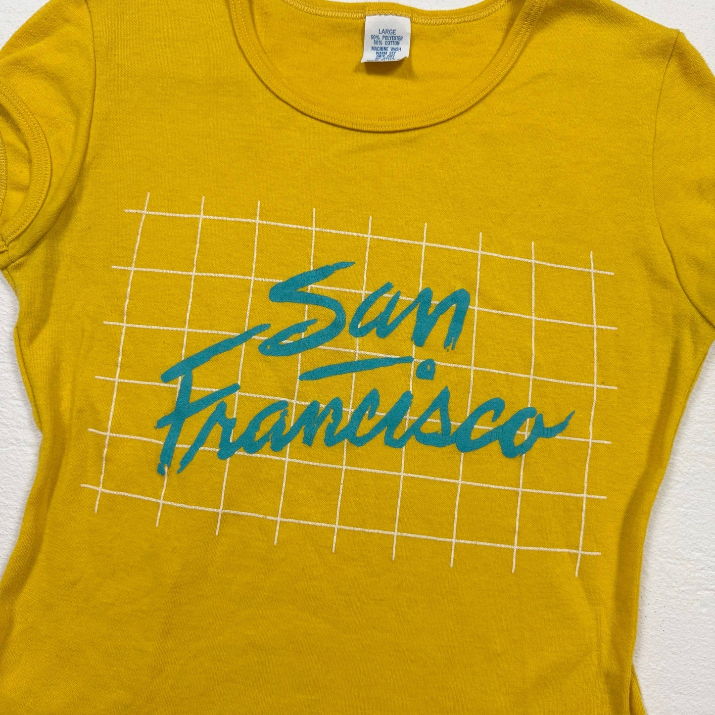 Vintage 80s San Francisco Baby Tee T-Shirt, Size Large