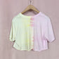 Upcycled Calvin Klein Strawbana Tie Dye Crop Tee