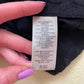 Vintage Juicy Couture Black Embroidered Babydoll Top, Size Medium