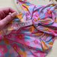 Secondhand Pink Floral Bikini & Mesh Skirt Set, Size Medium