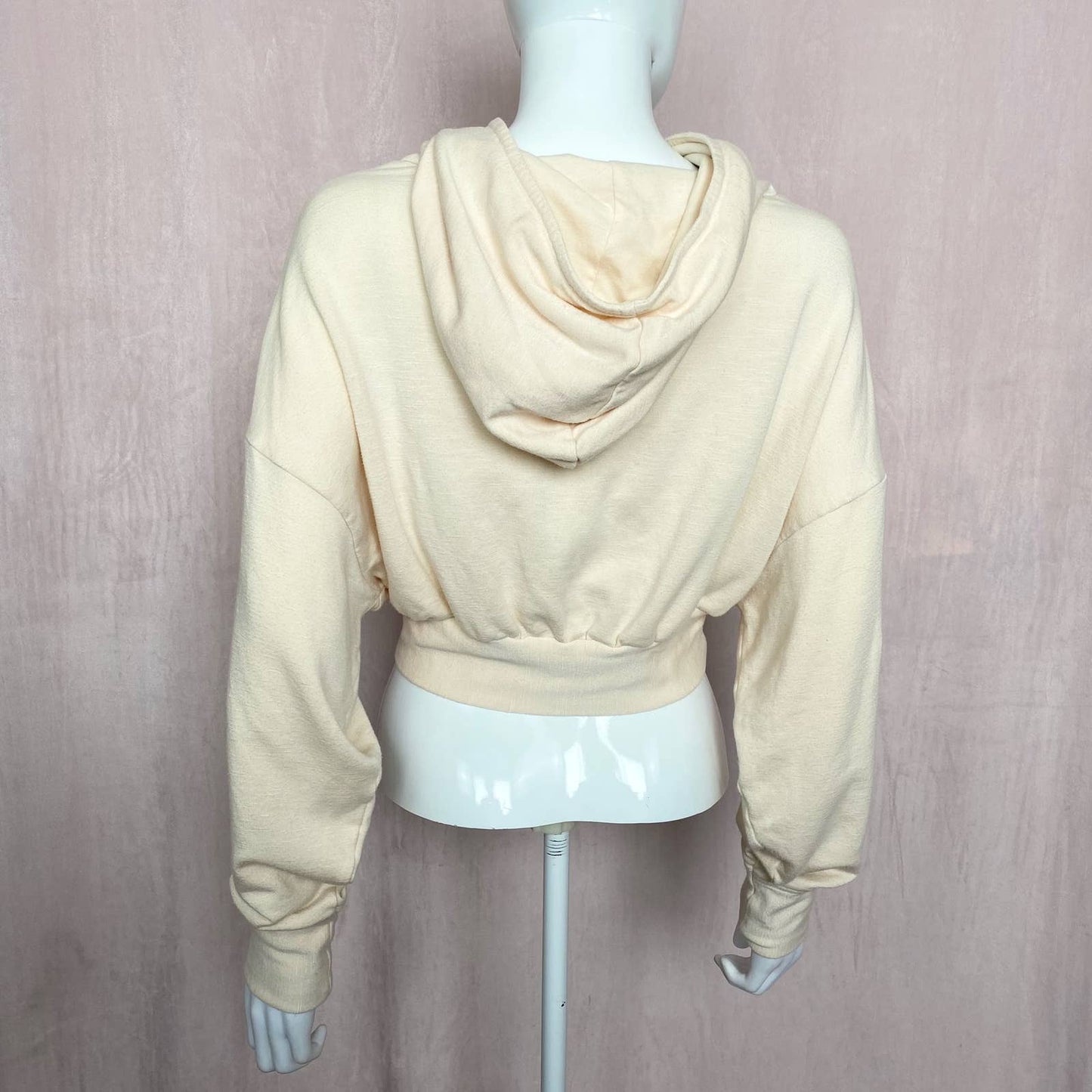 Reworked Fabletics Crop Hoodie, Size Small