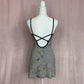 Upcycled Urban Outfitters Tie Dye Striped Mini Dress, Size Small