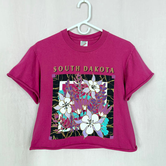 Upcycled Vintage South Dakota Graphic Tee, Size Medium