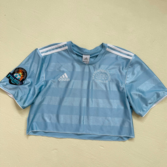 Reworked Adidas Crop Soccer Jersey, Size Large