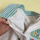 Upcycled Vintage Embroidered Crop Button Up Shirt, Size Large