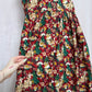 Vintage Christmas Angel Button Front Dress, Size Large