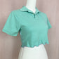 Upcycled Polo Ralph Lauren Crop Top, Size XS