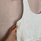 Secondhand Cotton On White Textured Crop Tank Top, Size XS