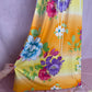 Y2K Voll Tropical Floral Fit & Flare Maxi Dress, Size Medium