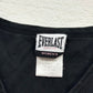 Reworked Everlast “Hit Like A Girl” Black Cutoff Crop Tank, Size XL