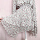 Secondhand Storia Ruffle Floral V-Neck Babydoll Mini Dress, Size Small