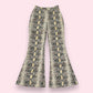Secondhand Zara Snakeskin Print Flare Pants, Size XS