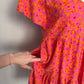 Secondhand Universal Thread Tiered Linen Blend Floral Babydoll Mini Dress, Size XS