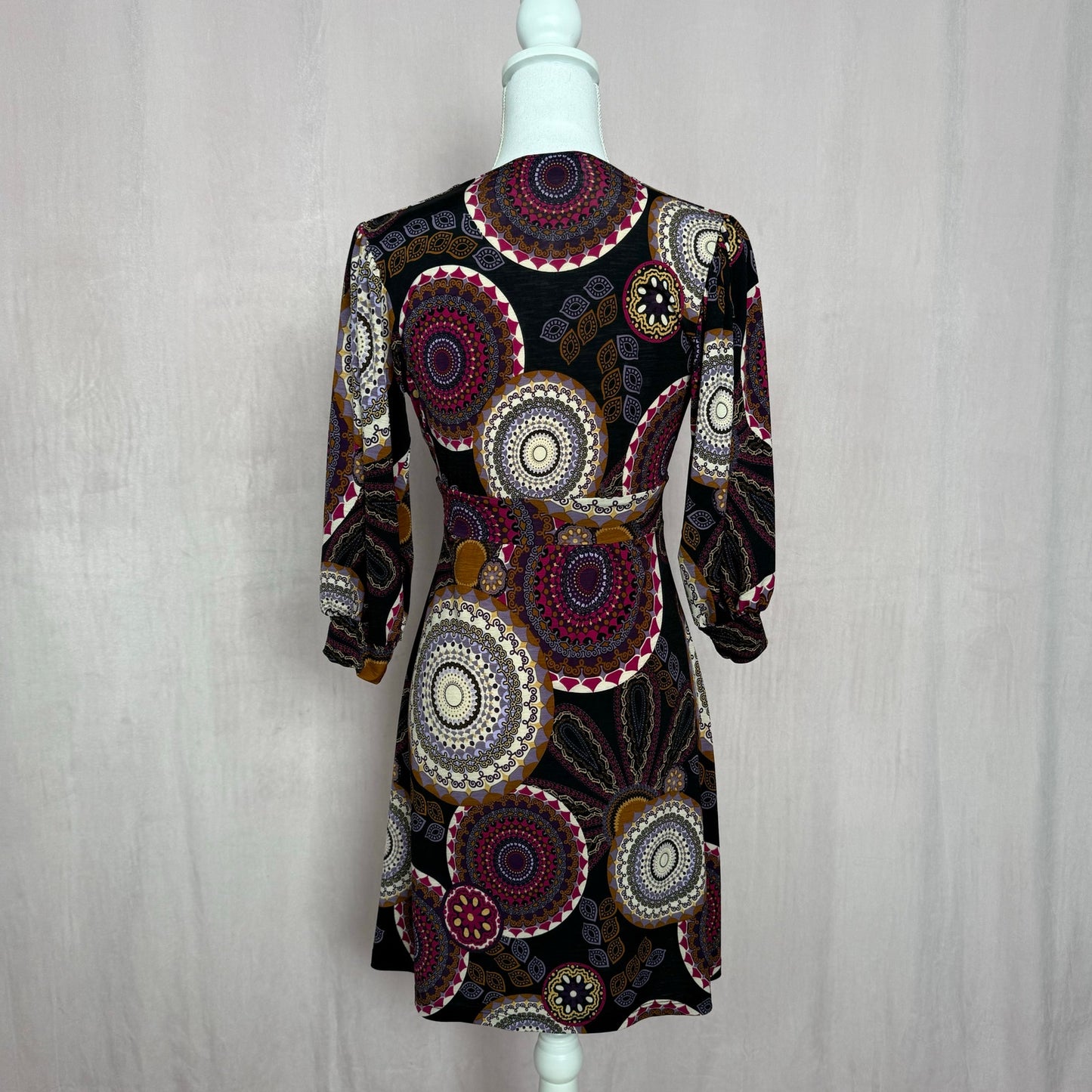Secondhand Veronica M Fit & Flare Boho Mini Dress, Size Small