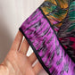 Vintage Oscar De La Renta Silk Leaf Print Scarf