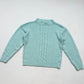 Vintage 80s Sterling Harris Pearl Neck Sweater, Size Medium