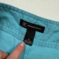 Secondhand INC International Concepts Aqua Blue Linen Pants, Size 8