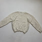 Vintage 80s/90s Garland Cream Fuzzy Open Knit Sweater, Size M/L