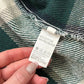 Secondhand Green White Plaid Oversized Boxy Shacket Jacket Size Small