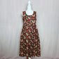 Vintage Christmas Angel Button Front Dress, Size Large