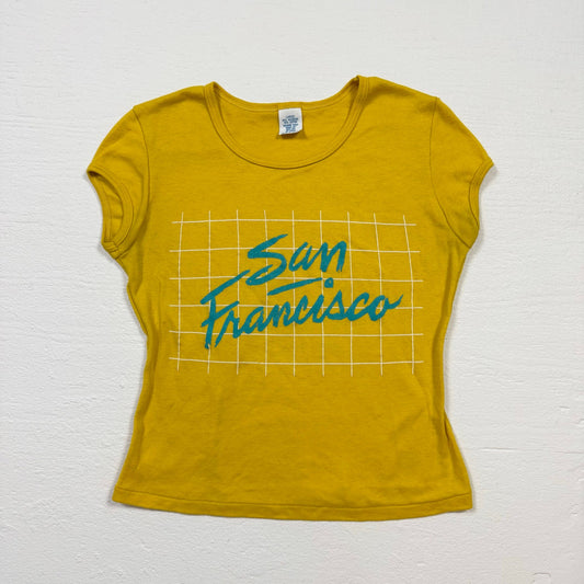 Vintage 80s San Francisco Baby Tee T-Shirt, Size Large
