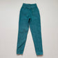 Vintage 90s Stefano Teal High-Rise Tapered Jeans, Size 23"